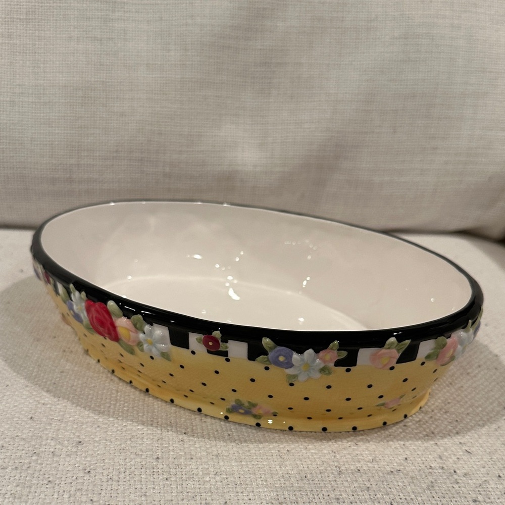 Mary Engelbreit oval ceramic dish
